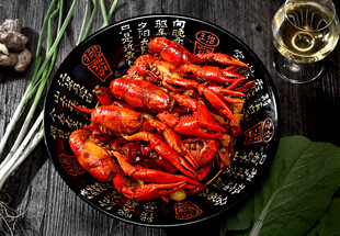 麻辣小龙虾美食