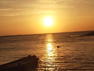 海上日落唯美风光 红海湾