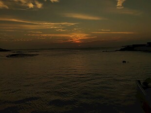 海上日落黄昏美景  红海湾
