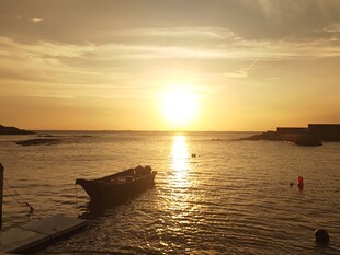 海上日落美景 红海湾