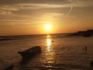 海上落日美景 红海湾