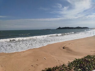 海滨沙滩海景风光
