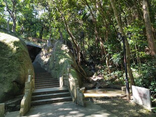 林间石阶步道风光 罗浮山