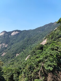 青山蓝天山野风光 罗浮山