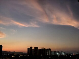 黄昏晚霞 