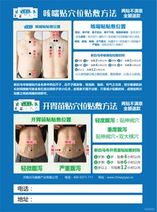 咳喘贴穴位图