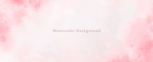 粉色水彩背景