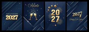 2027 跨年海报