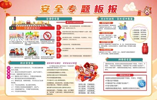 寒假安全专题板报