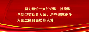 高技能人才建设标语