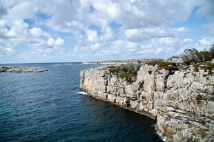 海岸悬崖海景风光