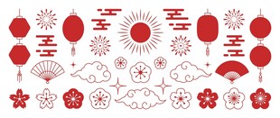 国风新春素材