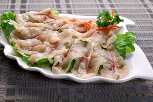 火锅鲜鱼片食材