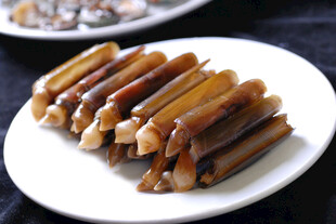 卤味蛏子美食