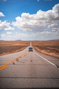 荒漠公路自驾风光