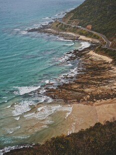 滨海沿岸公路风光