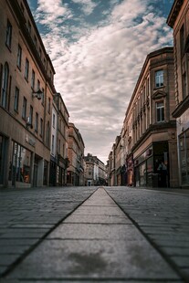 欧式复古步行街街景