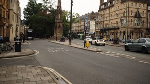 欧式老城街道街景