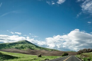 郊野公路山野风光