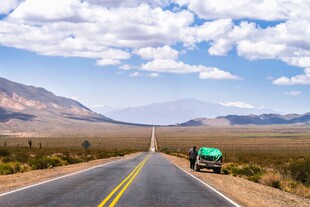 荒漠公路沿途风光