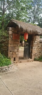 乡村老式农家院门