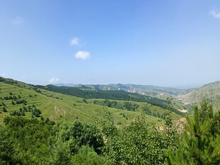 晴日山野自然风光