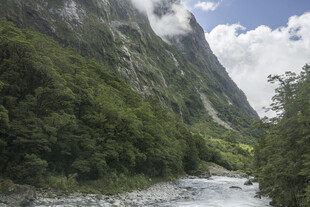 青山河谷自然风光