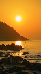 海边日落美景