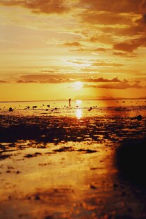 海边日落黄昏美景