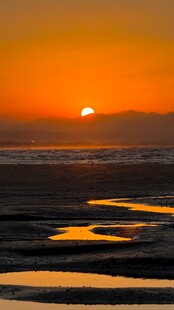 海上日落唯美风光