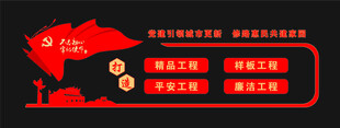 不忘初心文化墙