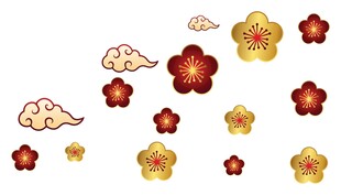 国风梅花素材