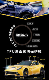 TPU漆面保护膜宣传海报