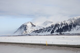 雪原雪山冬日风光