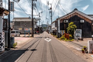 日本小镇街道风光