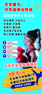 跆拳道海报