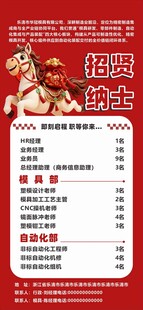 招贤纳士招聘海报