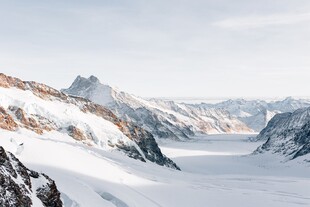 极地雪山冰原风光
