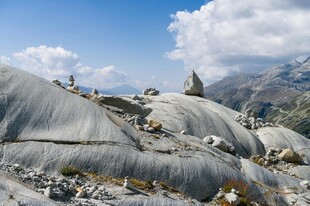 高山冰川自然风光