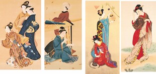 日式古典仕女浮世绘