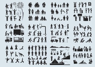 人物剪影