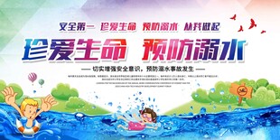 珍爱生命预防溺水海报