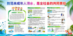 防溺水安全教育板报