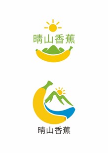 香蕉logo logo设计