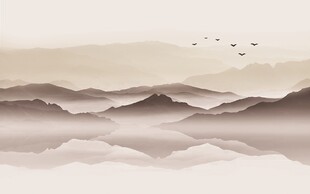 水墨山水意境风景