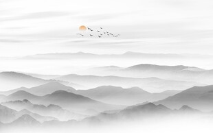 水墨山水意境图