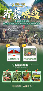 沂蒙味道文旅宣传海报