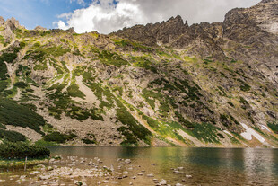 高山湖泊山野风光