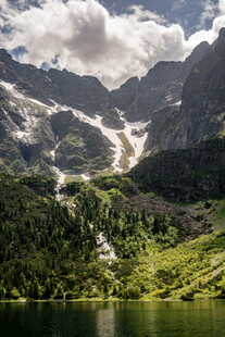 高山峡谷湖光美景