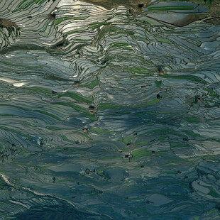 水面波纹油画质感纹理